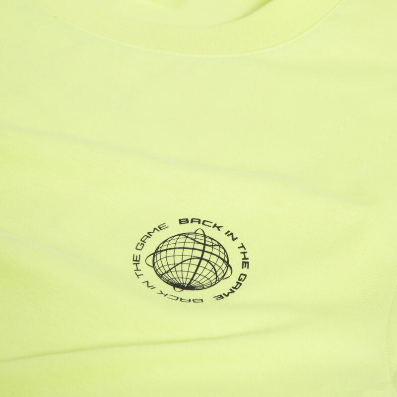 T-SHIRT / MAILLOT BASKETBALL HOMME/FEMME - TS500 SIGNATURE CITRON