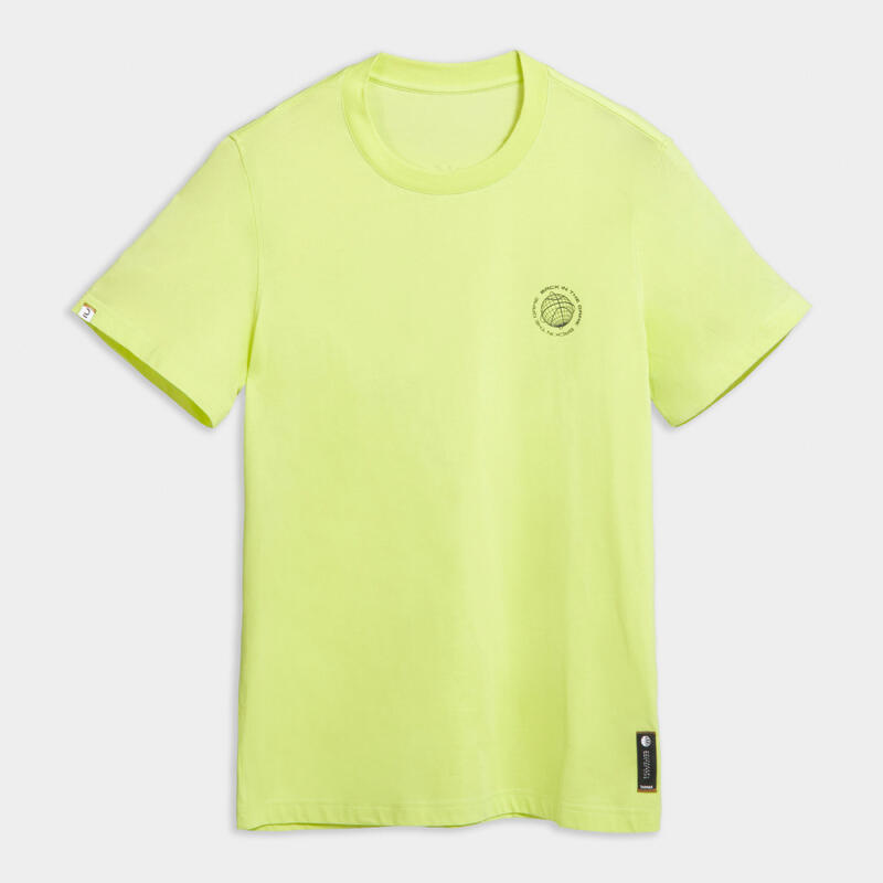 T-SHIRT / MAILLOT BASKETBALL HOMME/FEMME - TS500 SIGNATURE CITRON