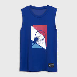 Kids' Sleeveless Basketball Jersey TS500 Fast - Blue