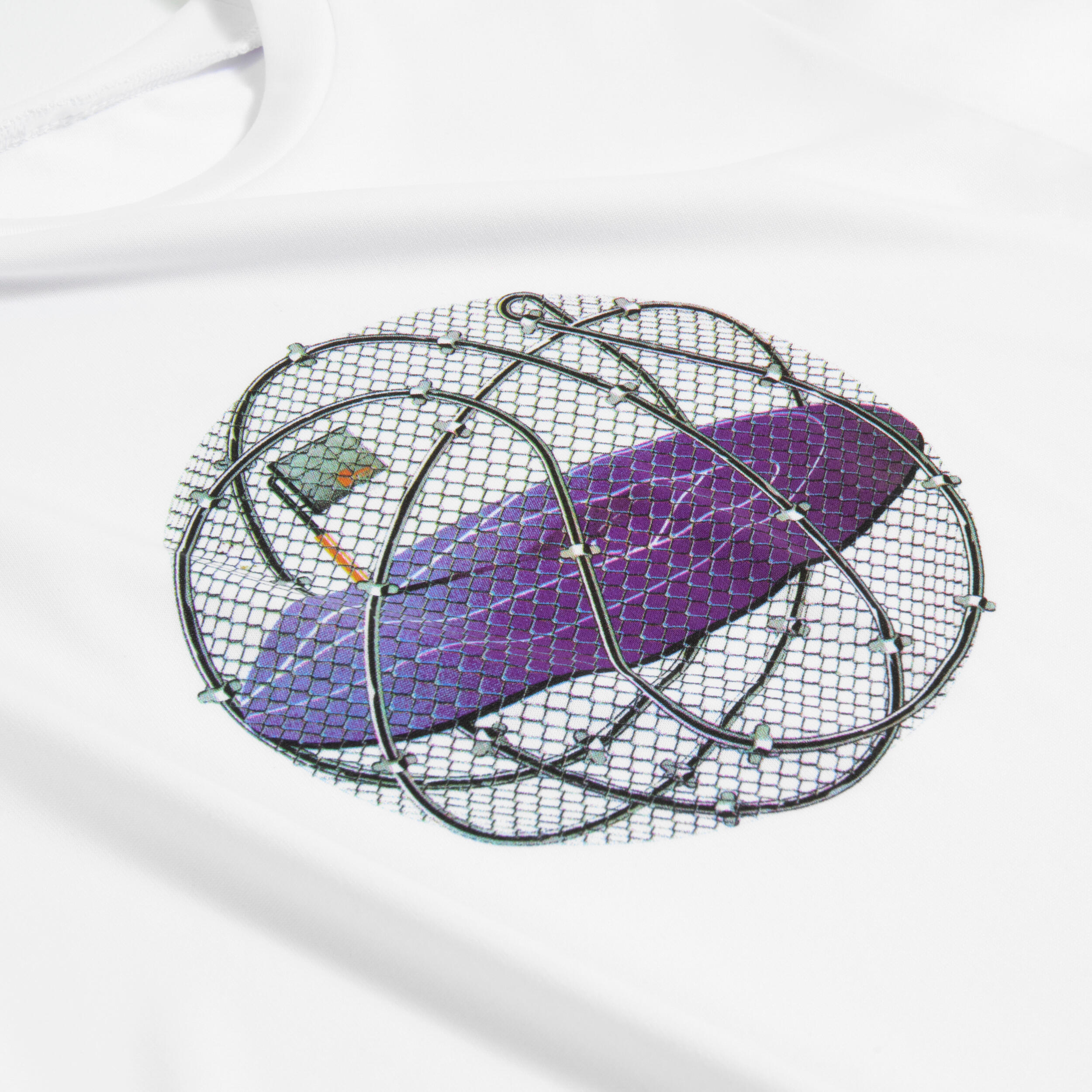 Kids' Basketball T-Shirt / Jersey TS500 Fast - White 5/5
