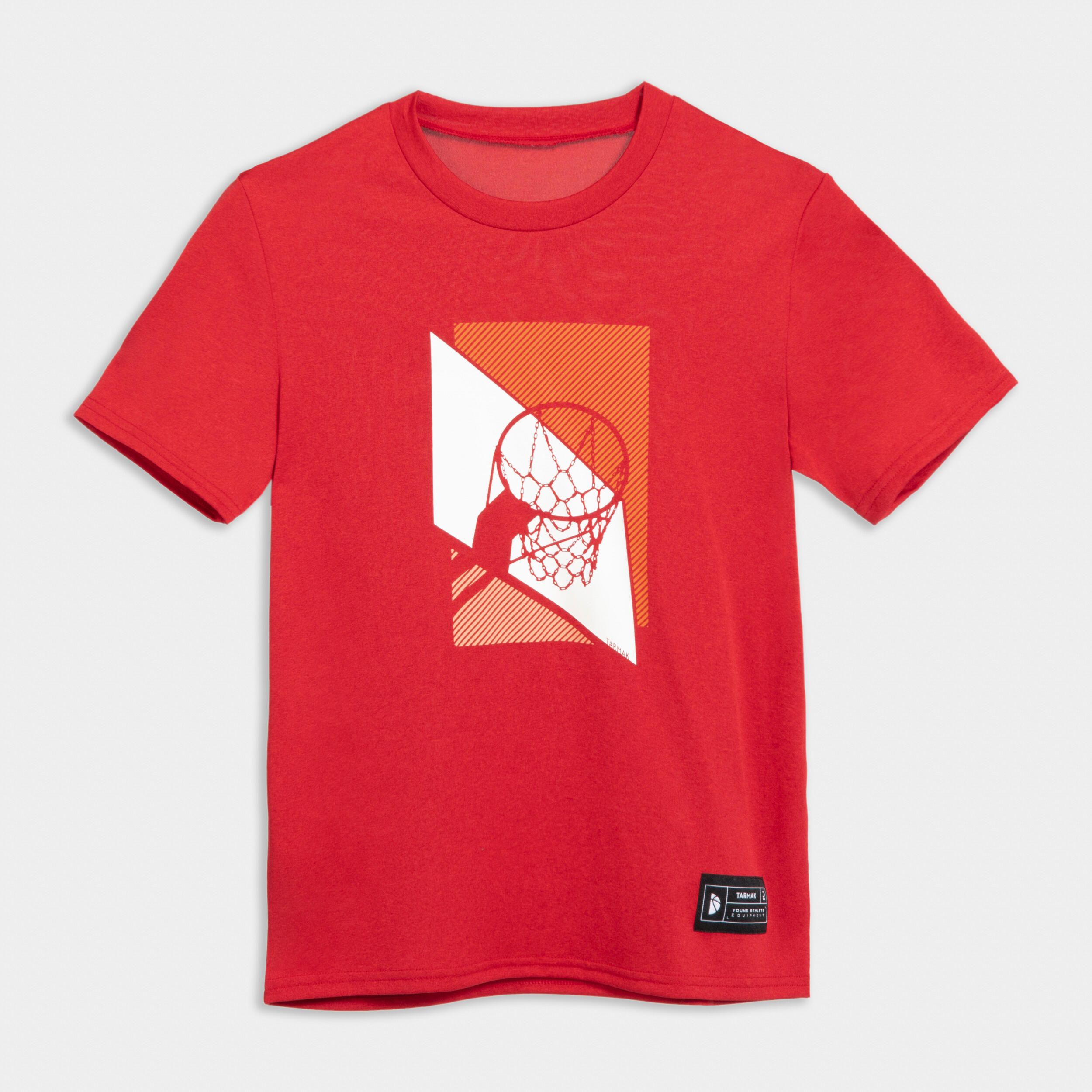 Kids' Basketball T-Shirt/Jersey TS500 Fast - Red