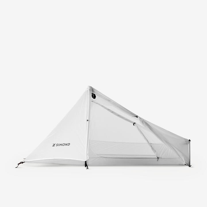 FORCLAZ Tent tarp voor trekking MT900 1 persoon Minimal Editions Undyed