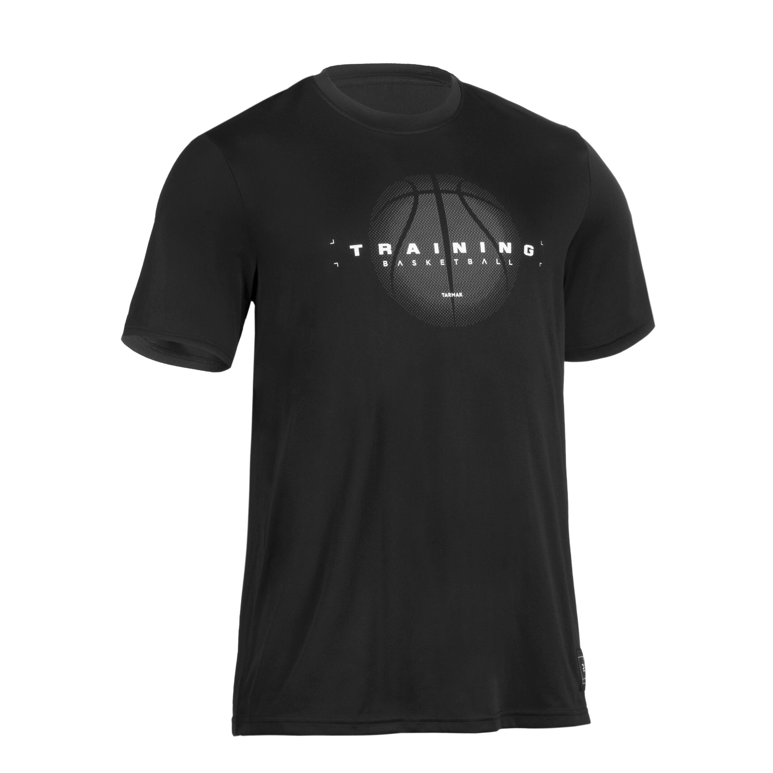Men's Basketball T-Shirt - TS 500 Black - TARMAK
