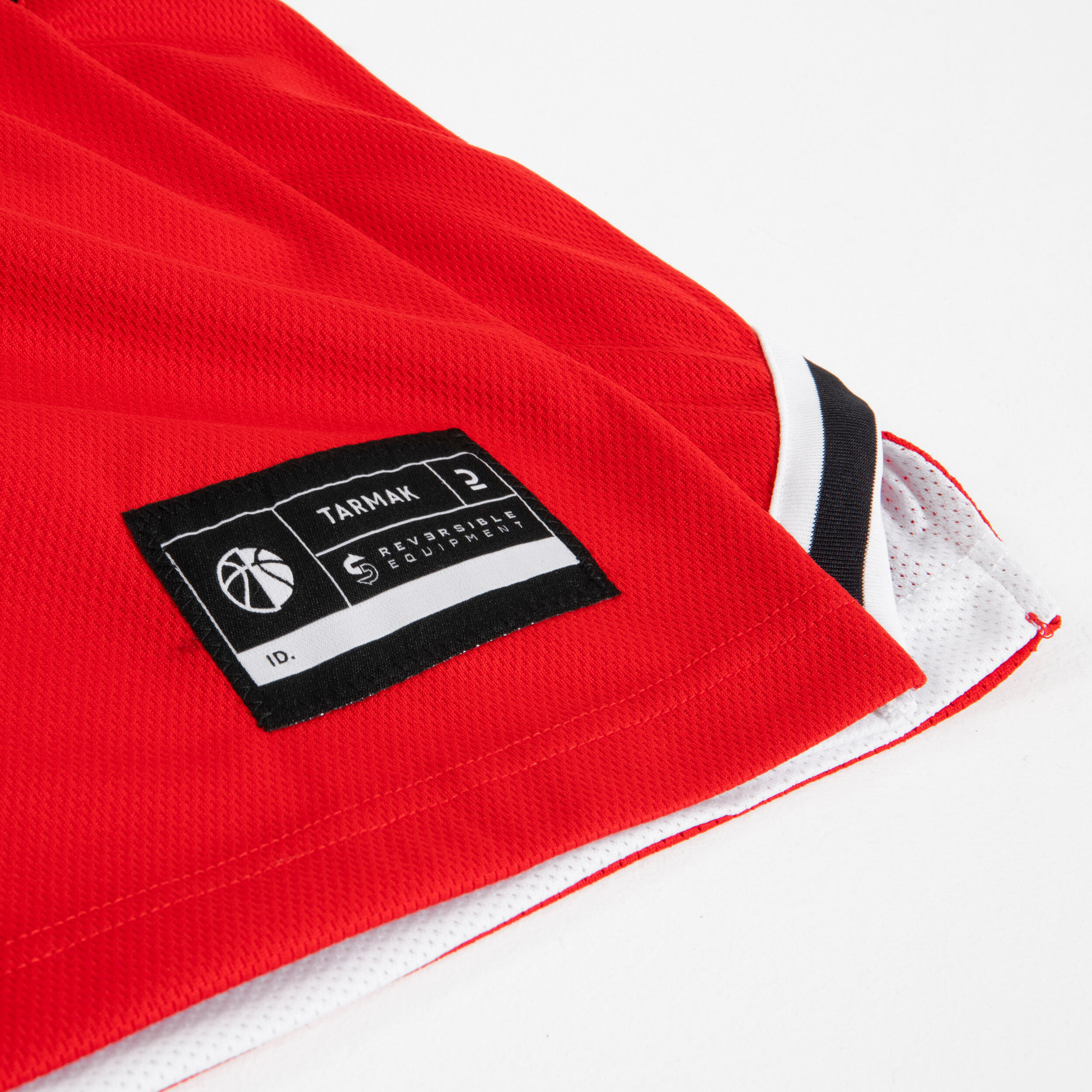 Basketbalový oboustranný dres T500 bílo-červený  12/12
