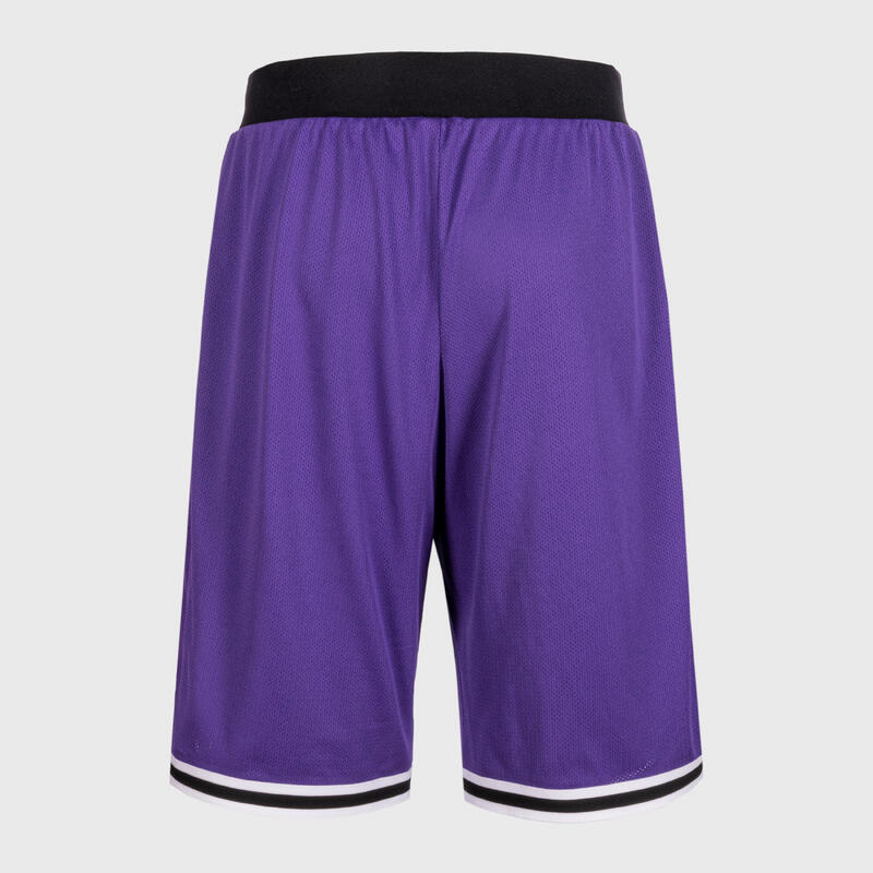 SHORT BASKETBALL REVERSIBLE HOMME/FEMME - SH500R VIOLET LILA