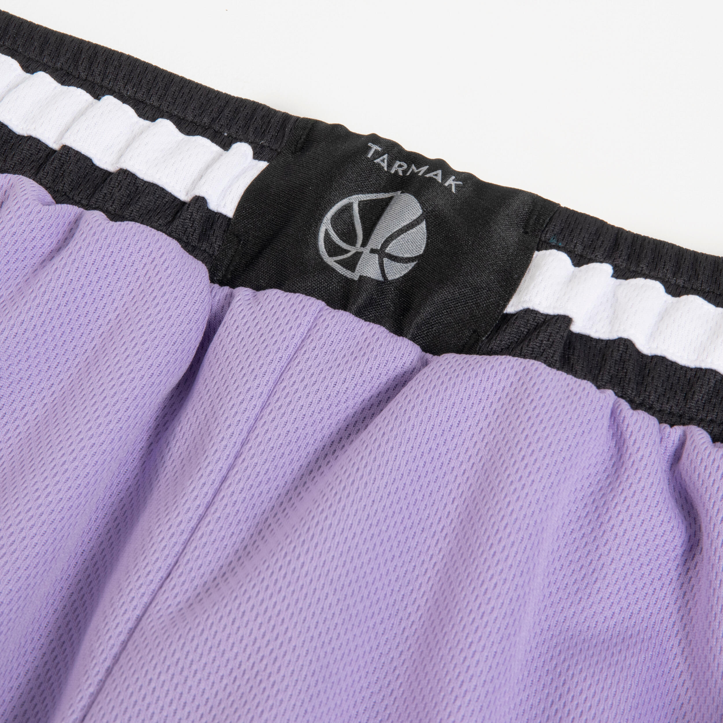 Men's/Women's Reversible Basketball Shorts SH500R - Purple/Lilac 7/11