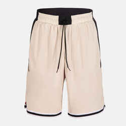 Kids' Reversible Basketball Shorts SH500 - Red/Beige