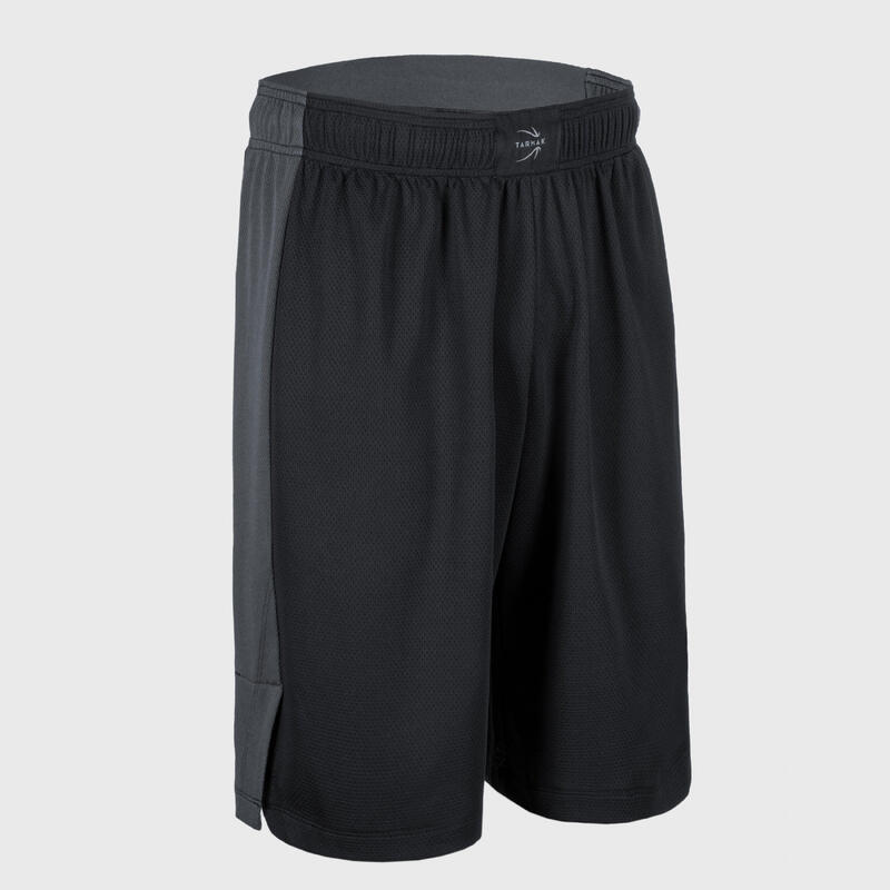 Basketbalshort heren/dames SH500 zwart