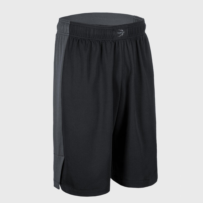 Damen/Herren Basketballshorts SH500 schwarz