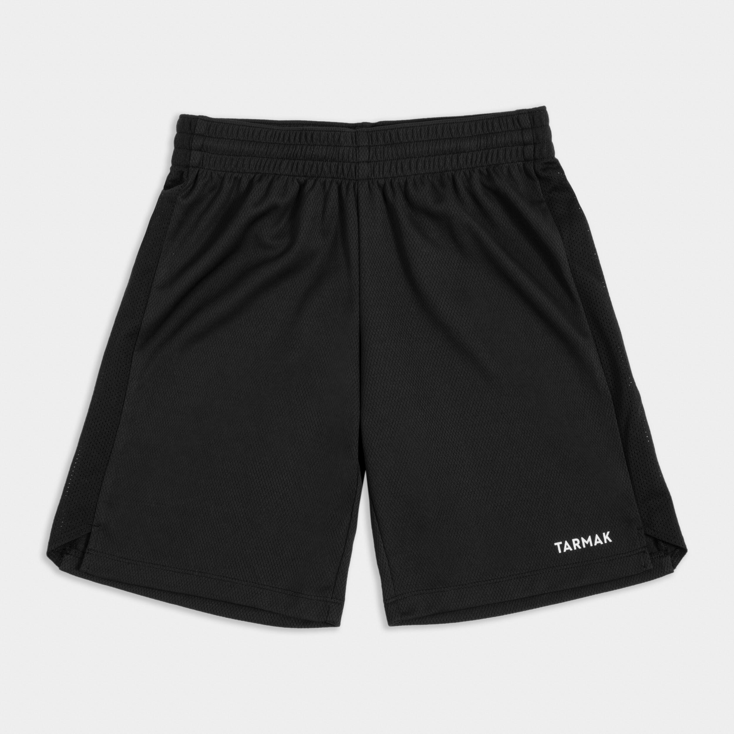 PANTALONCINI DA BASKET PER BAMBINI - SH500 NERO