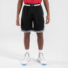 Men's/Women's Basketball Reversible Shorts SH500R - Black/Red
