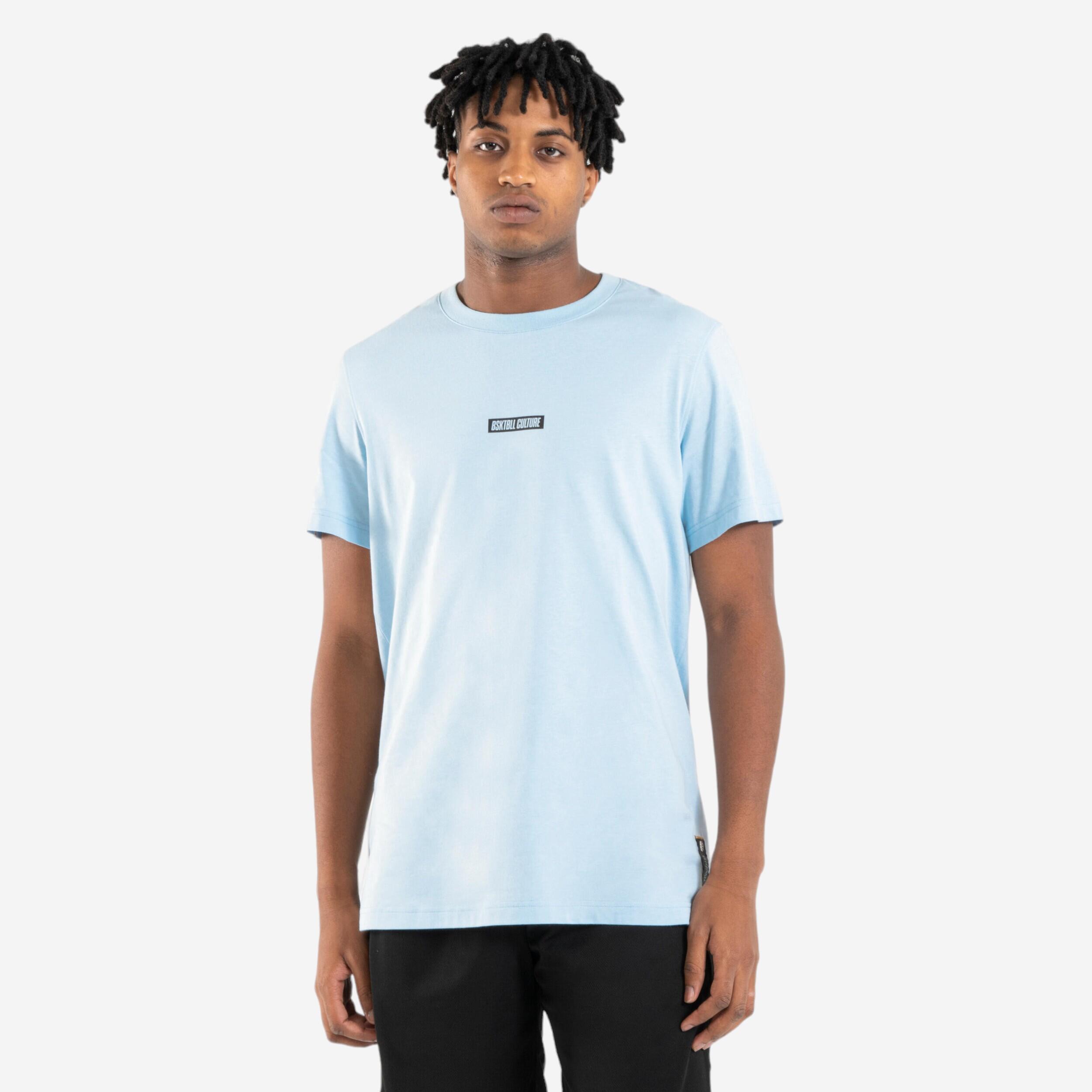 Tarmak - T-shirt / Maillot Basketball Homme/femme - Ts500 Signature Bleu - T-shirt Manches Courtes - Basketball / Netball - Bleu-noir - 48 Xl -