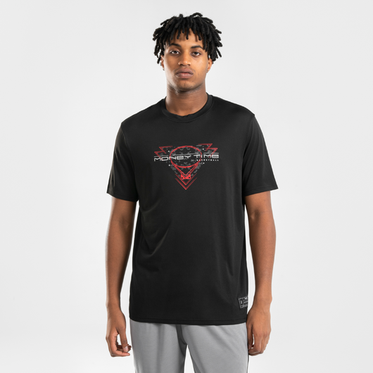 T-SHIRT / MAILLOT BASKETBALL HOMME/FEMME - TS500 FAST NOIR