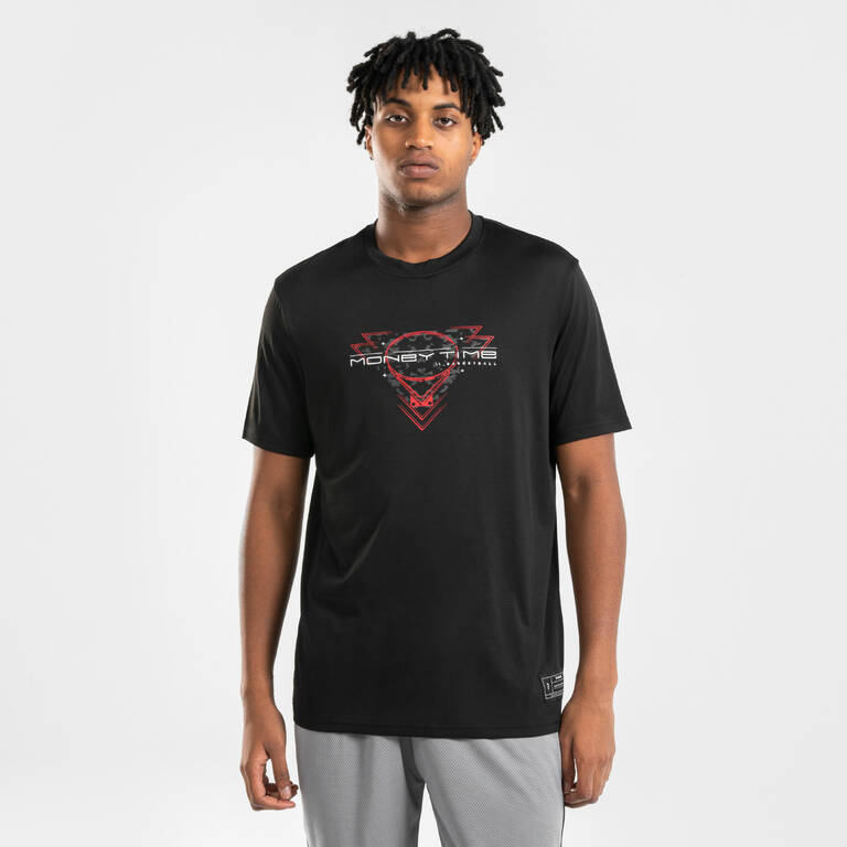 Men's/Women's Basketball T-Shirt/Jersey TS500 Fast - Black