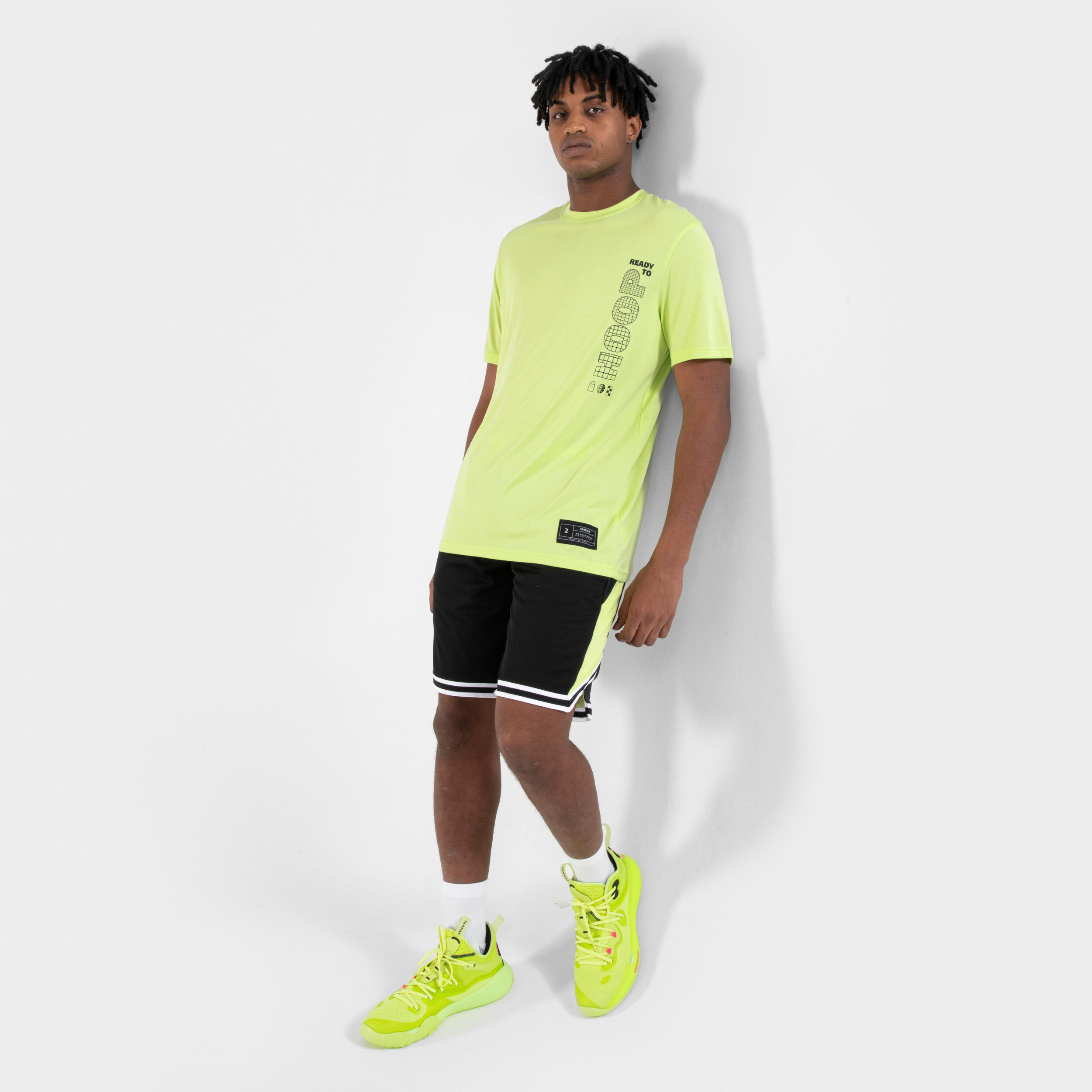 Men's/Women's Basketball T-Shirt/Jersey TS500 Fast - Yellow 3/7