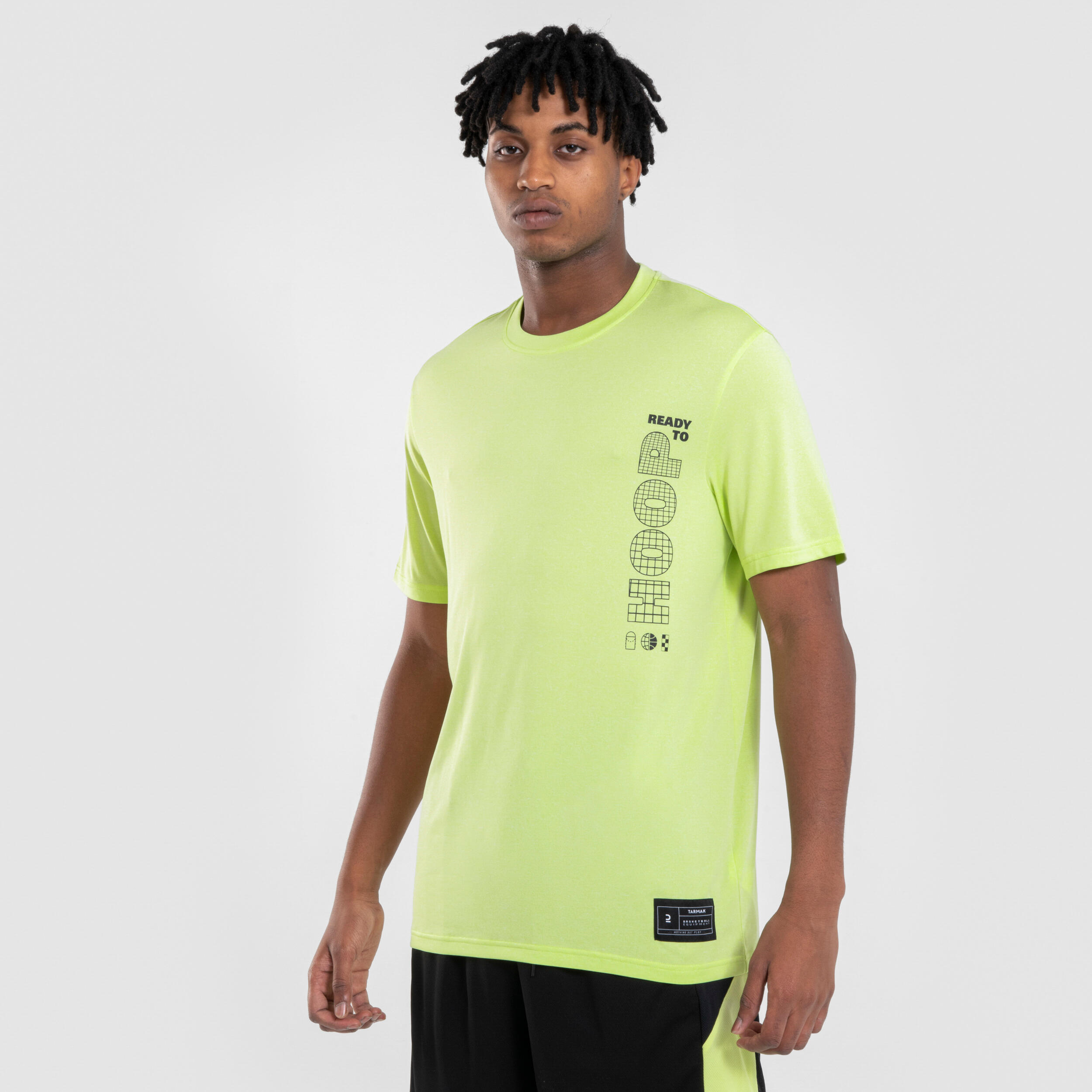 Men's/Women's Basketball T-Shirt/Jersey TS500 Fast - Yellow 2/7
