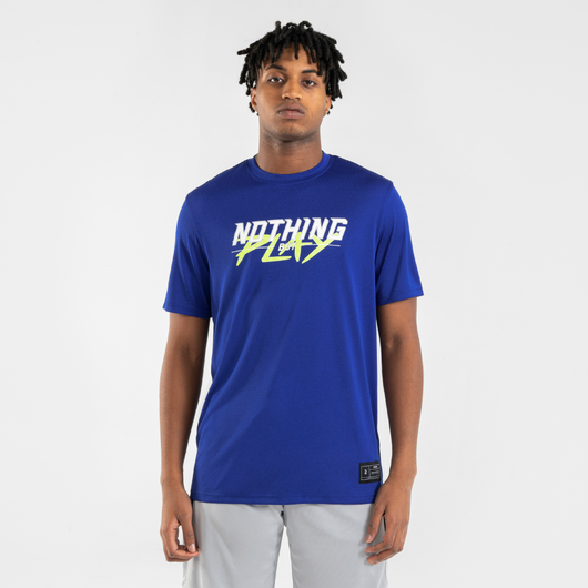 T-SHIRT / MAILLOT BASKETBALL HOMME/FEMME - TS500 FAST BLEU