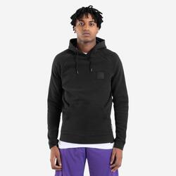 SUDADERA DE BALONCESTO CON CAPUCHA UNISEX - H100 NEGRO