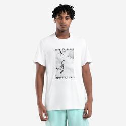 T-SHIRT / MAILLOT BASKETBALL HOMME/FEMME - TS500 SIGNATURE BLANC
