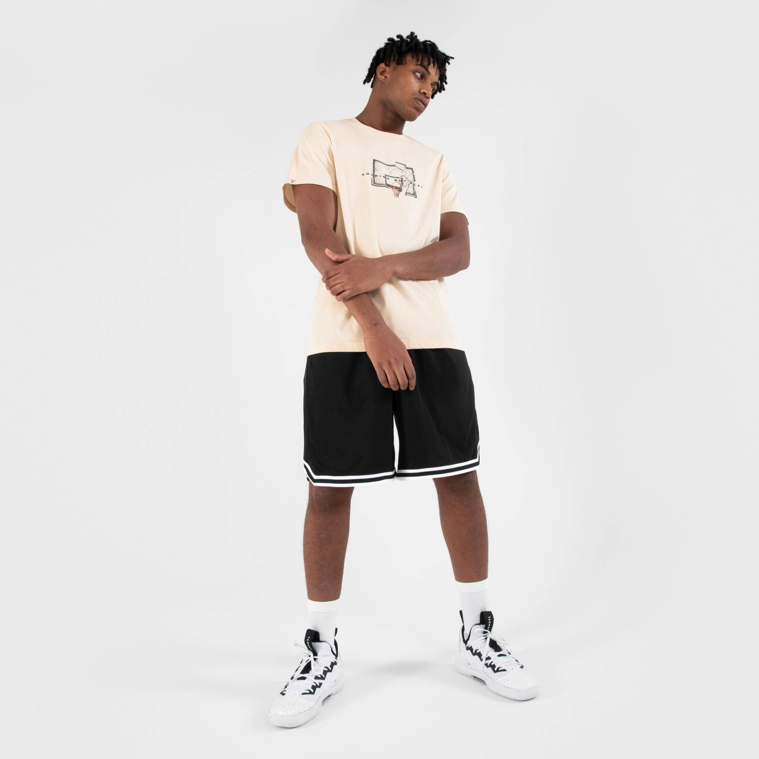 Men's/Women's Basketball T-Shirt/Jersey TS500 Signature - Beige -  4
