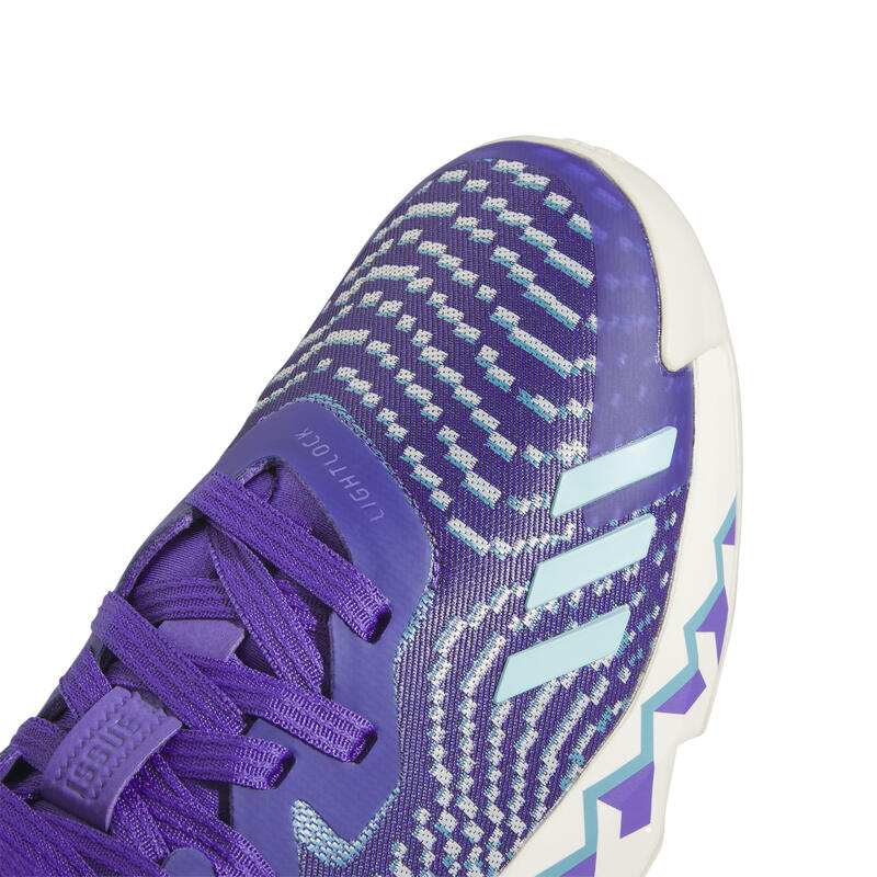 Scarpe basket adulto Adidas D.O.N ISSUE 4 bianco-lilla