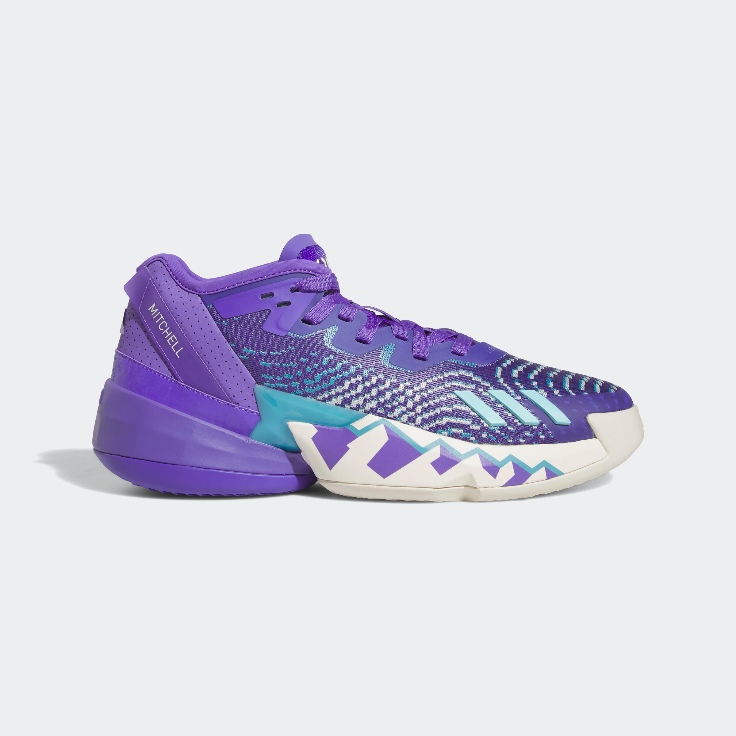 Chaussures de Basketball pour ADULTE D.O.N ISSUE 4 BLANC VIOLET