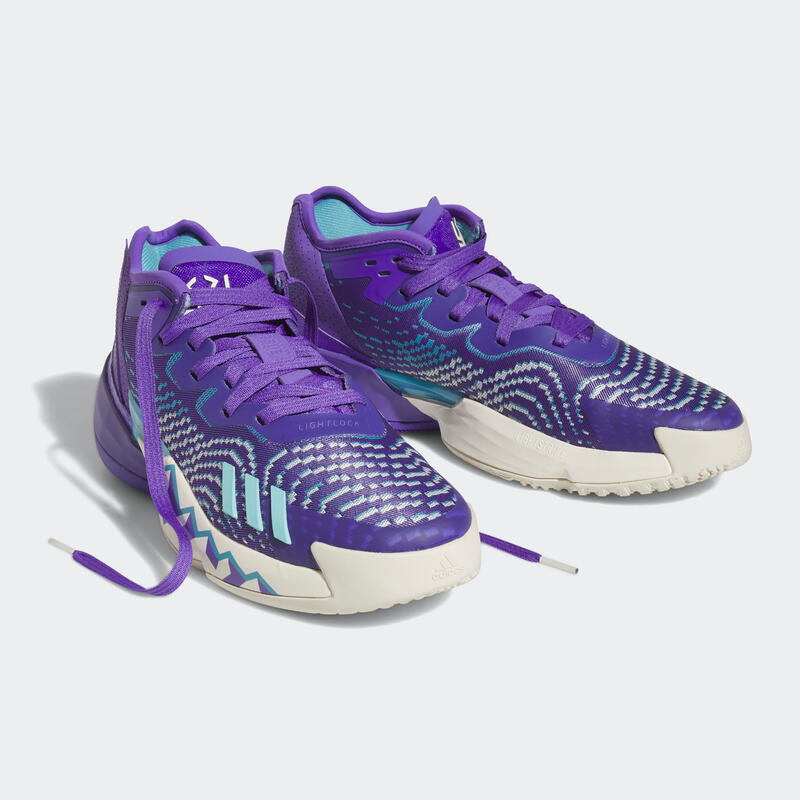 Chaussures de Basketball pour ADULTE - D.O.N ISSUE 4 BLANC VIOLET