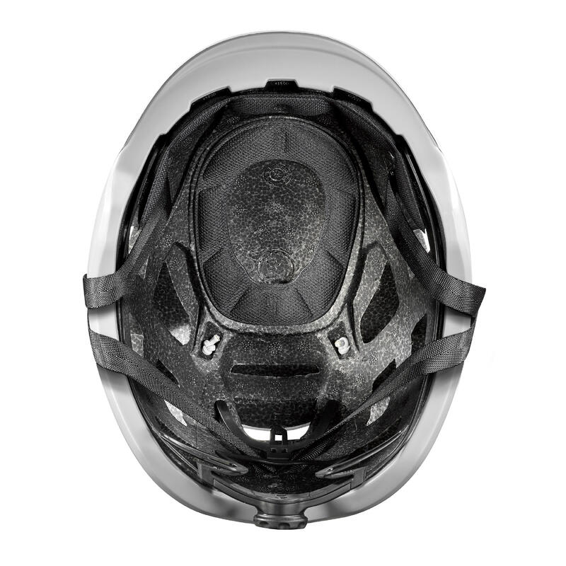 Casco arrampicata e alpinismo EDGE bianco/rosso