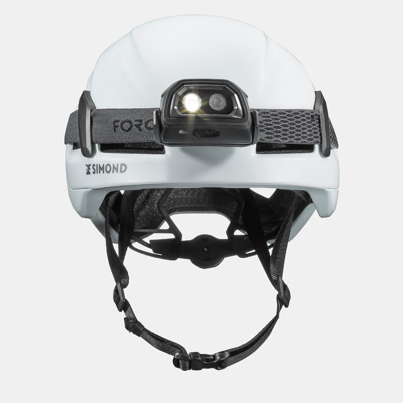 Casco arrampicata e alpinismo EDGE bianco/rosso