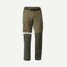 Men's 2-in-1 adjustable and durable hiking trousers – MT500