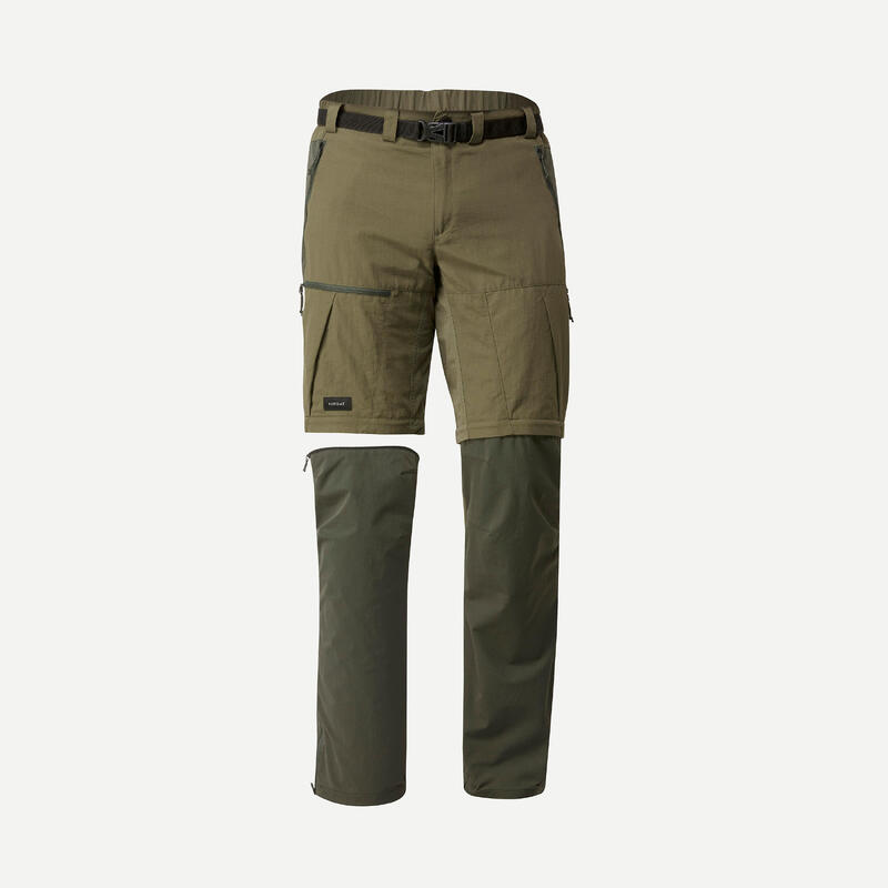 Pantalón desmontable montaña y trekking resistente Hombre MT500