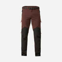 Pantalón de montaña y trekking perlante y cortaviento Hombre Forclaz MT900