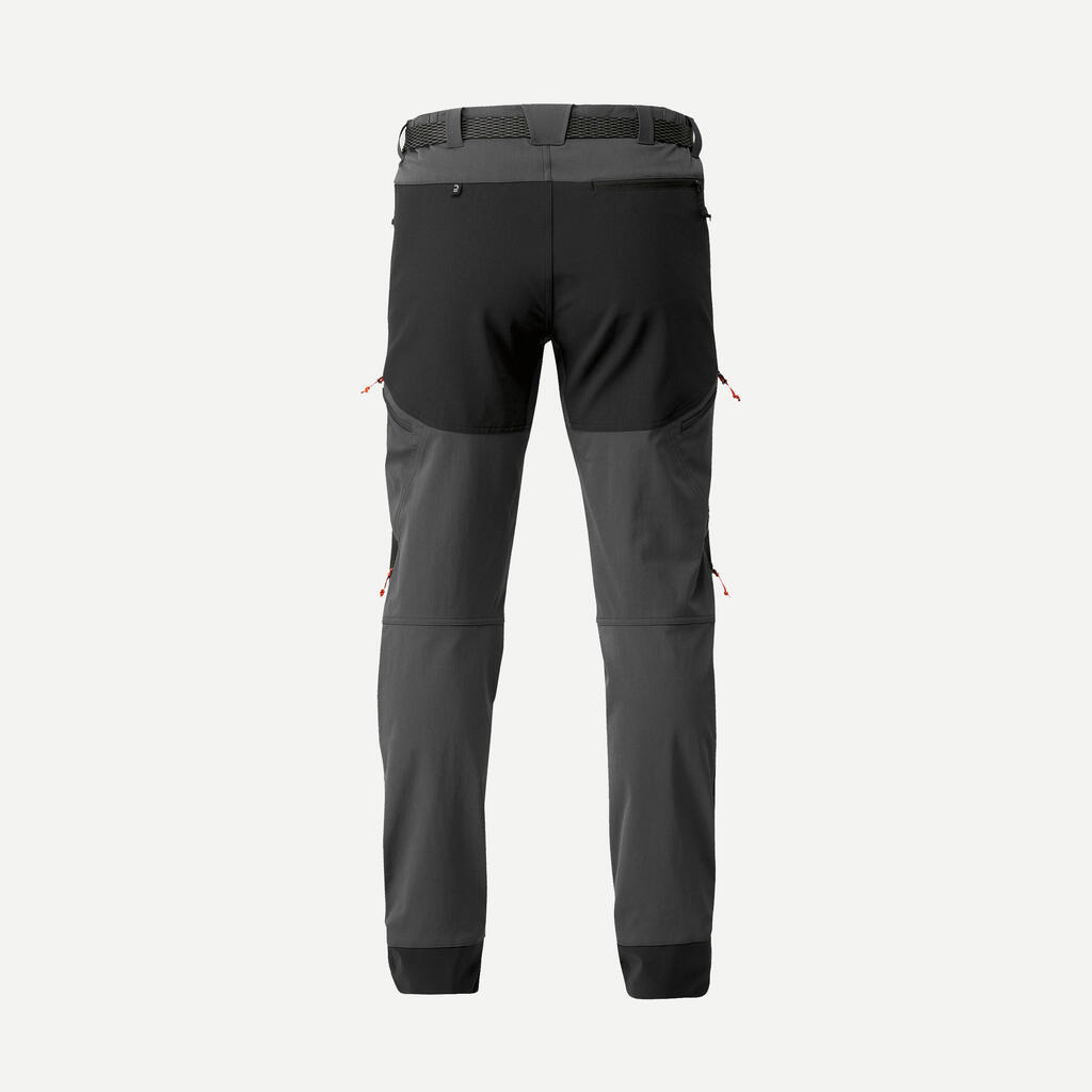 Pantalon de trek montagne déperlant et coupe-vent Homme - MT900