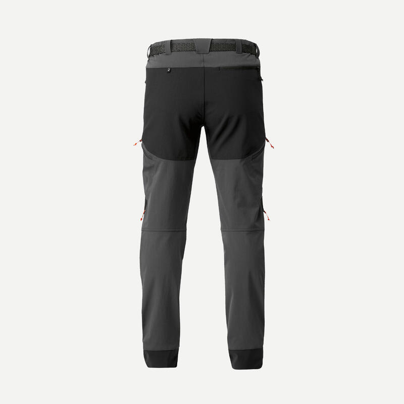 Pantalon Hidrofob Protecție vânt Trekking la munte MT900 Bej Bărbați