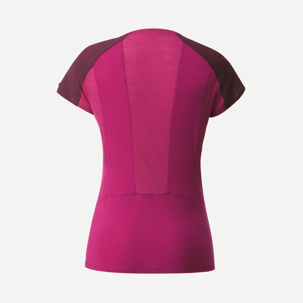 ŽENSKA MAJICA KRATKIH RUKAVA OD MERINO VUNE RESIST KAKI
