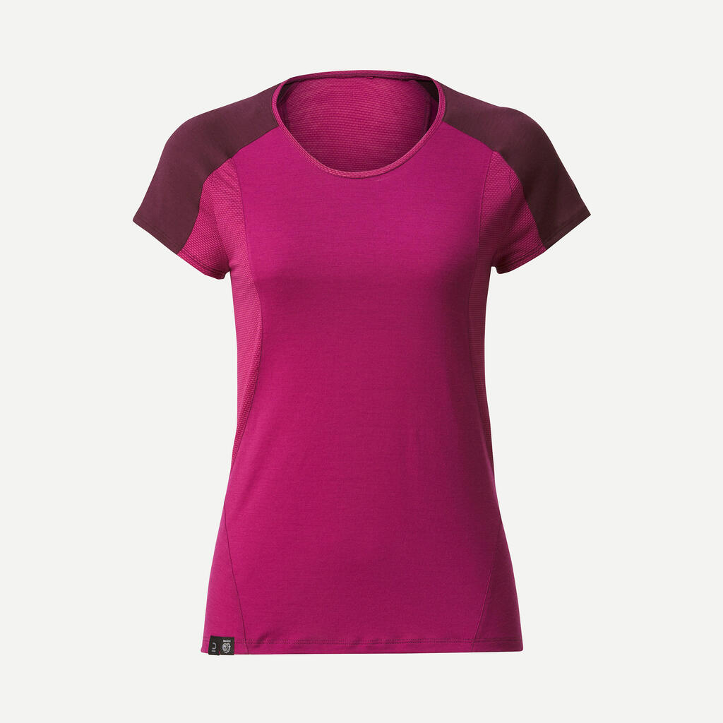 ŽENSKA MAJICA KRATKIH RUKAVA OD MERINO VUNE RESIST KAKI