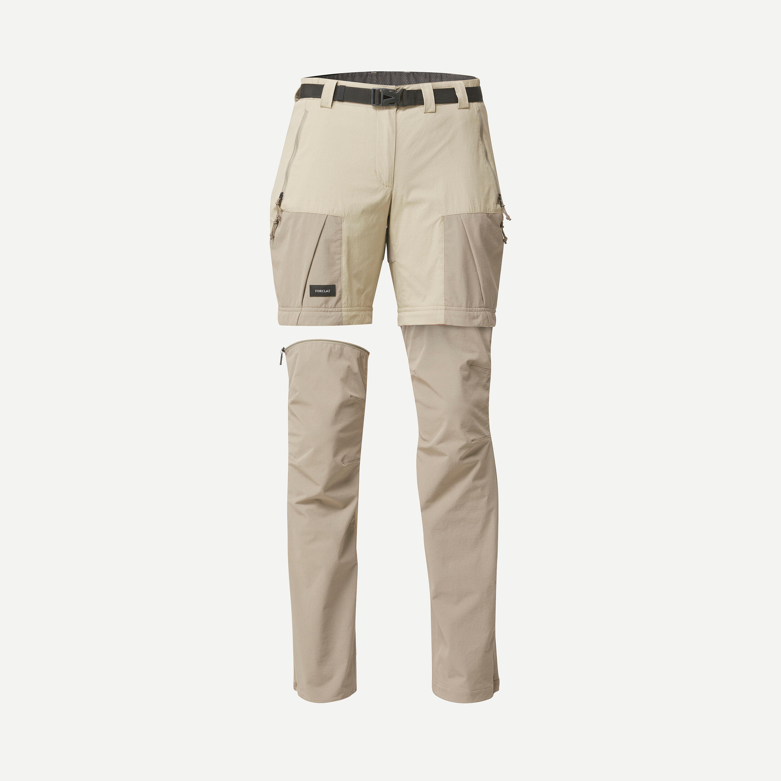 Pantaloni da trekking modulari 2 in 1 - MT500 - Donna