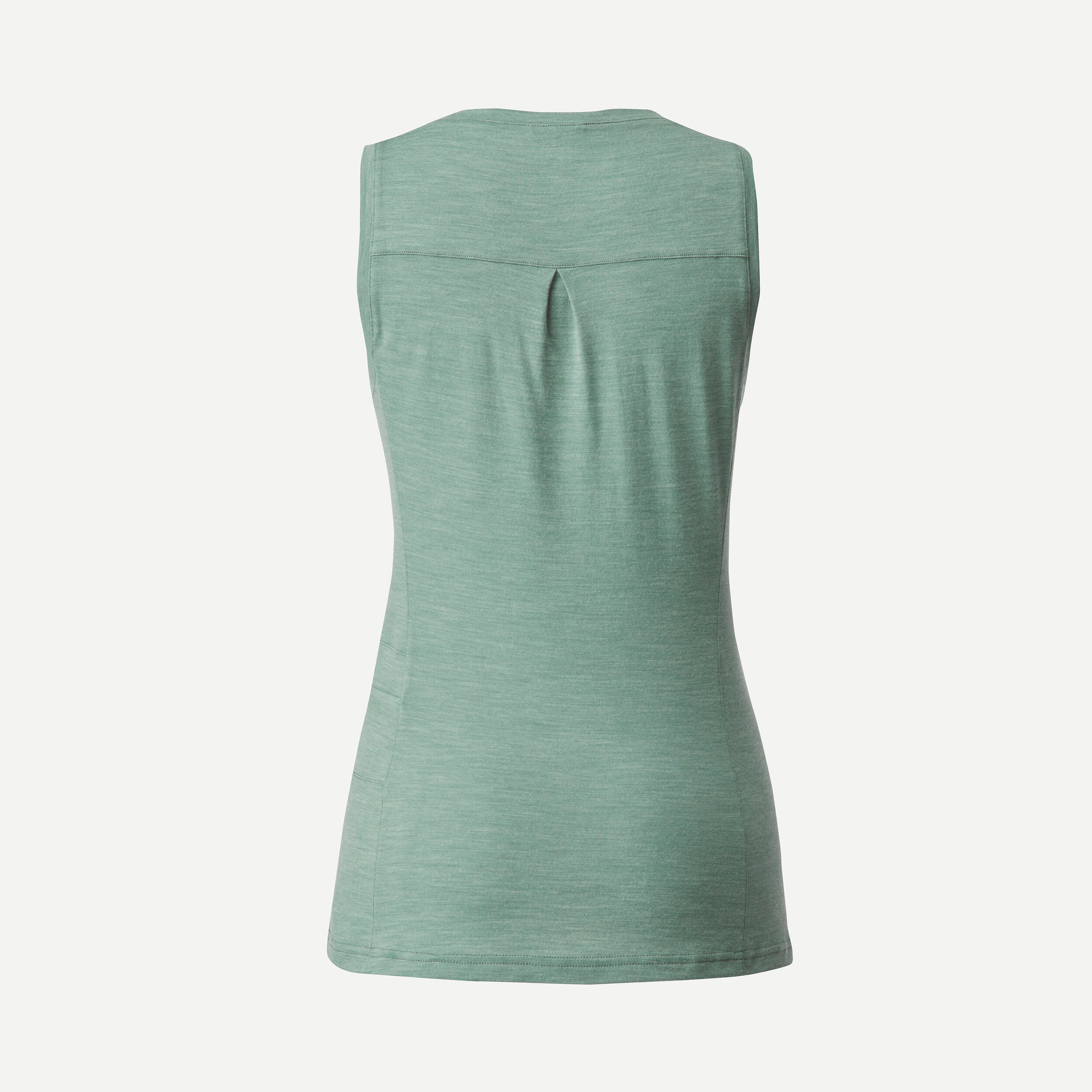 Women's merino wool trekking & travel tank top- Travel 500  7/7