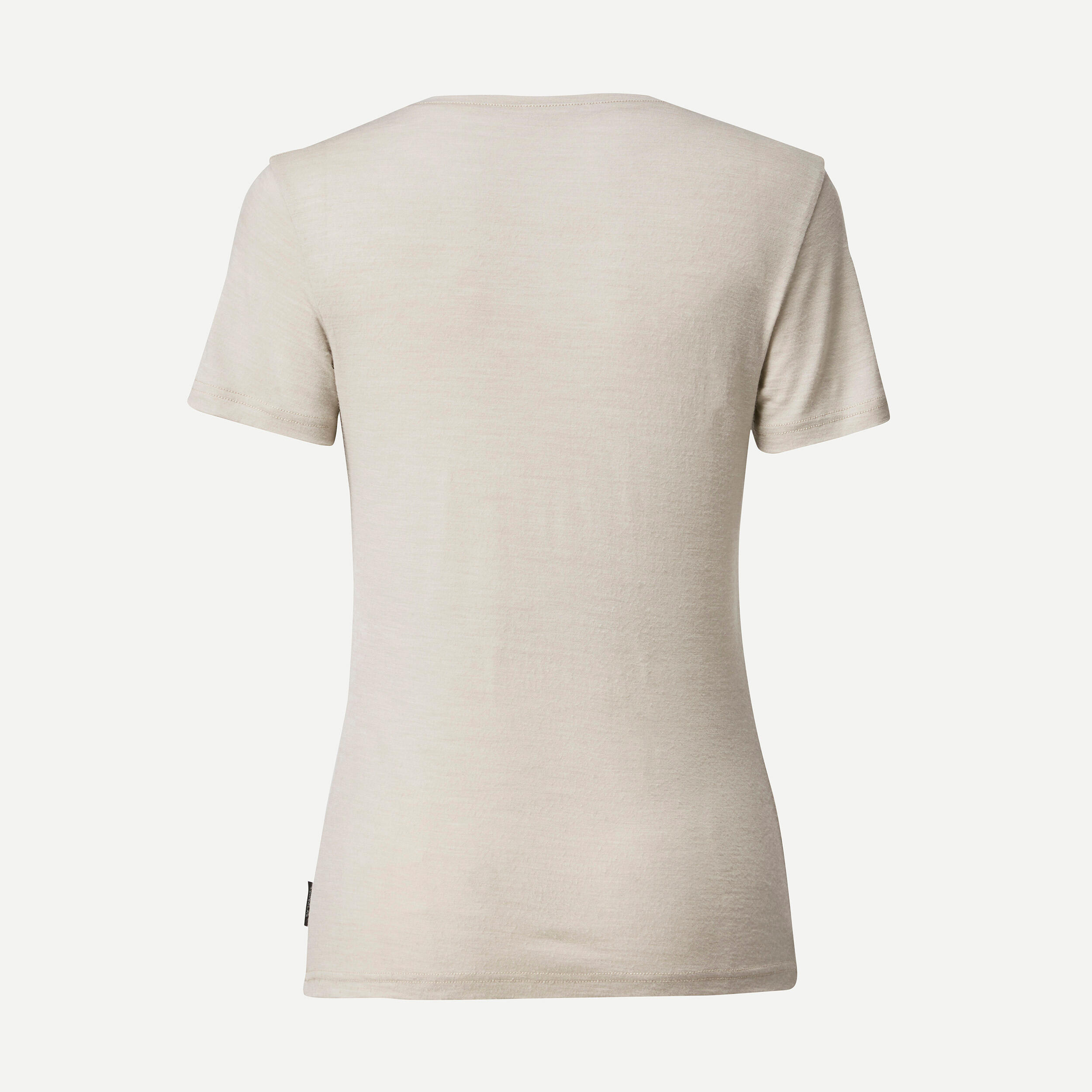 Women's Travel Trekking Merino Wool Short-Sleeved T-Shirt - TRAVEL 500 5/5