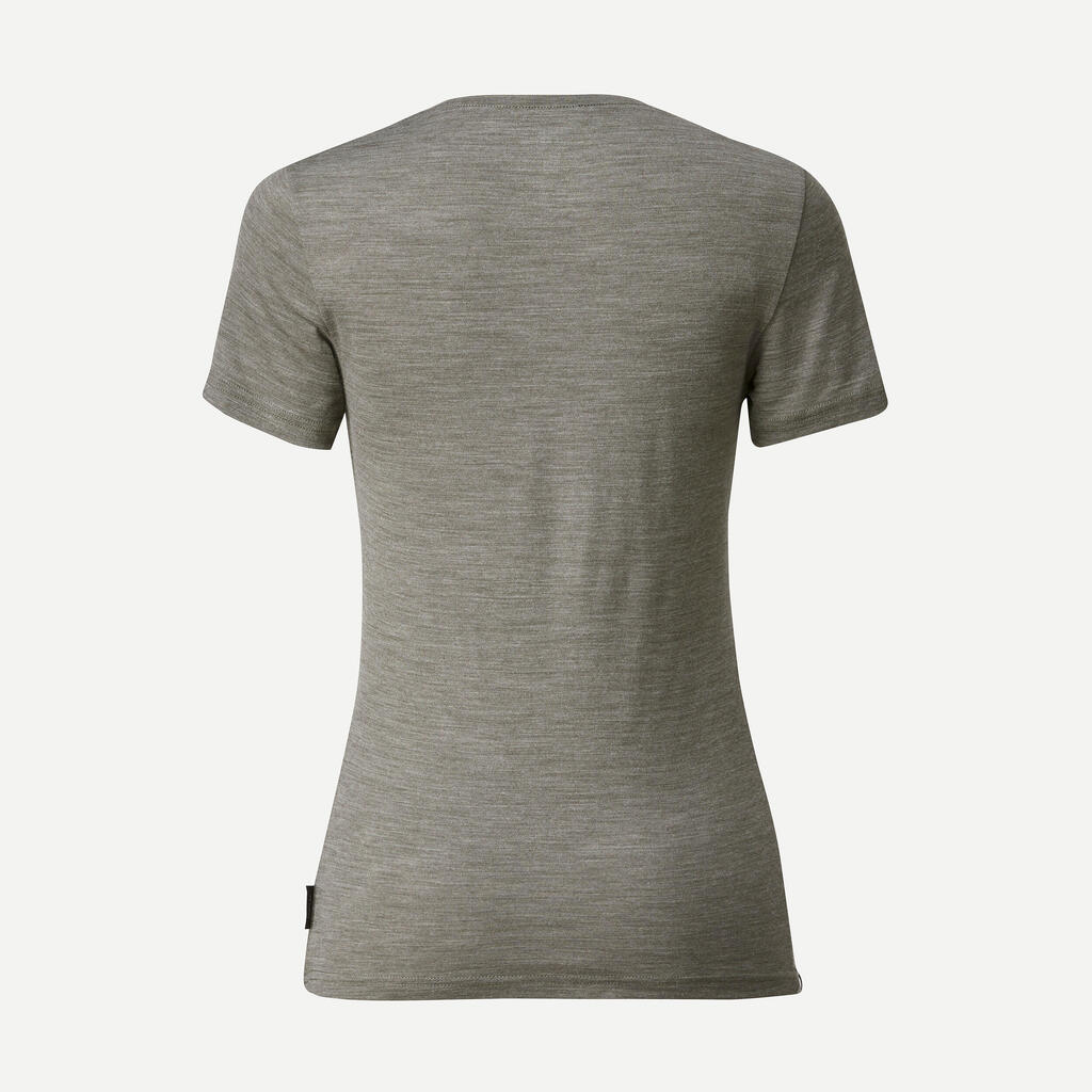Dámske tričko Travel 500 z vlny merino s krátkym rukávom