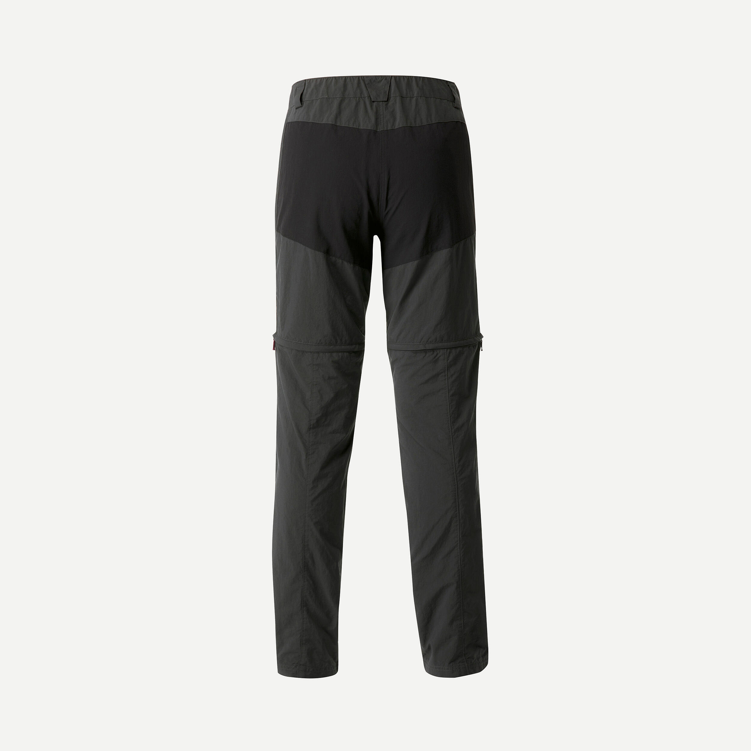 Women's Mountain Trekking 2-in-1 Zip-Off Trousers MT100 - grey 4/8