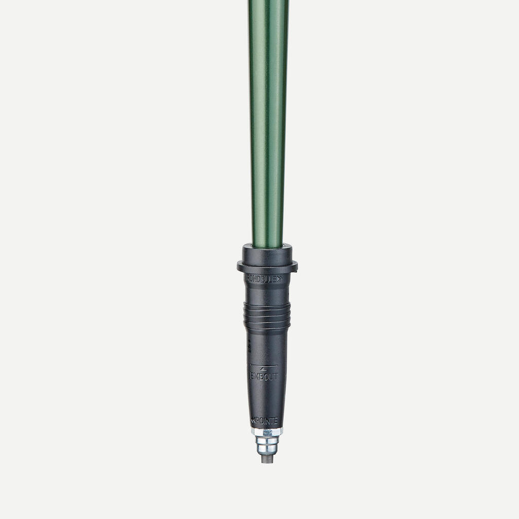 1 Hiking Pole - MT100 Ergonomic Green