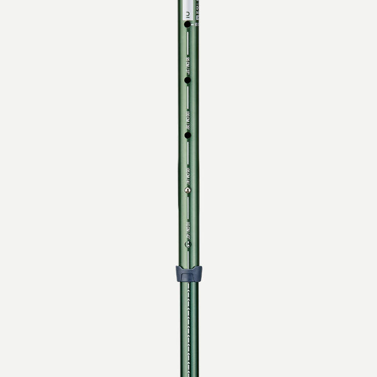 1 Hiking Pole - MT100 Ergonomic Green