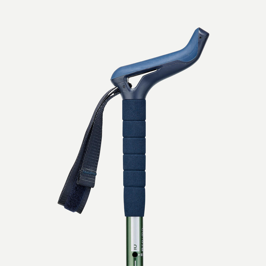 1 Hiking Pole - MT100 Ergonomic Green