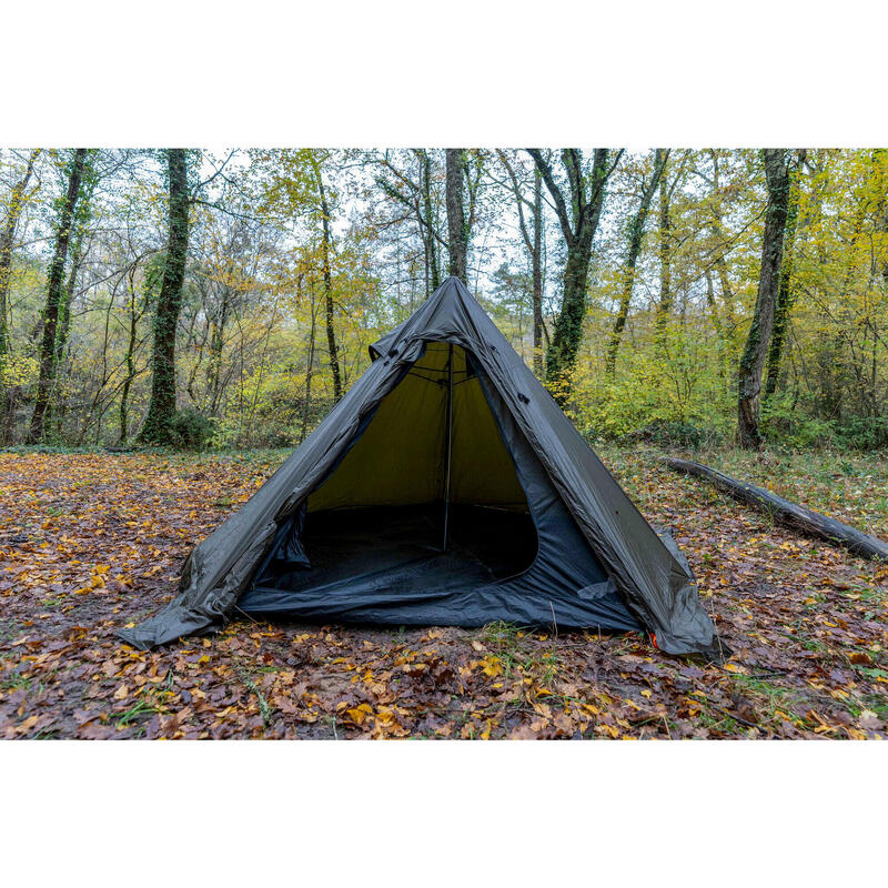Moskytiéra týpí na bushcraft a bivakování černá