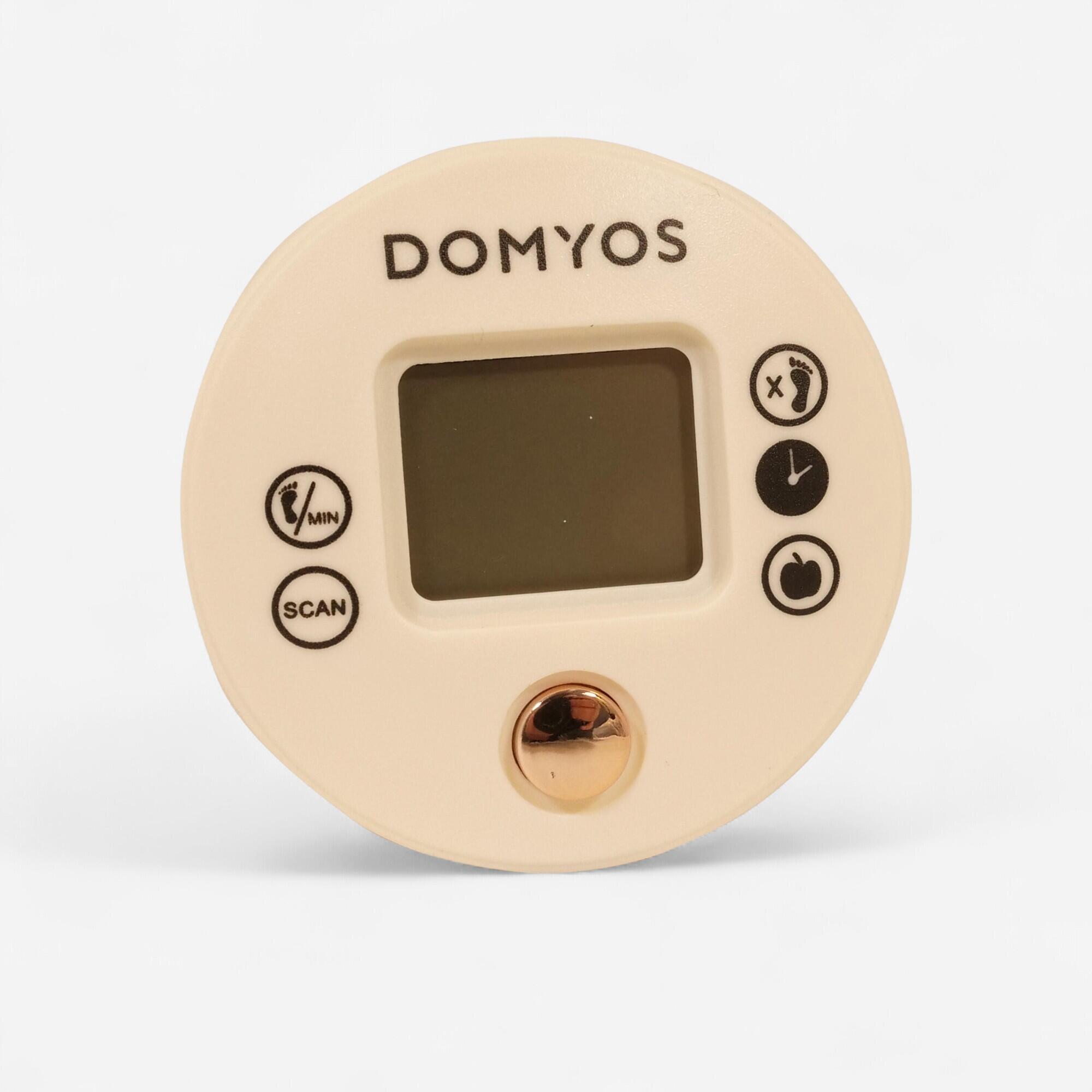 DOMYOS Konzola na stepper MS100 slonovinovo-čierna