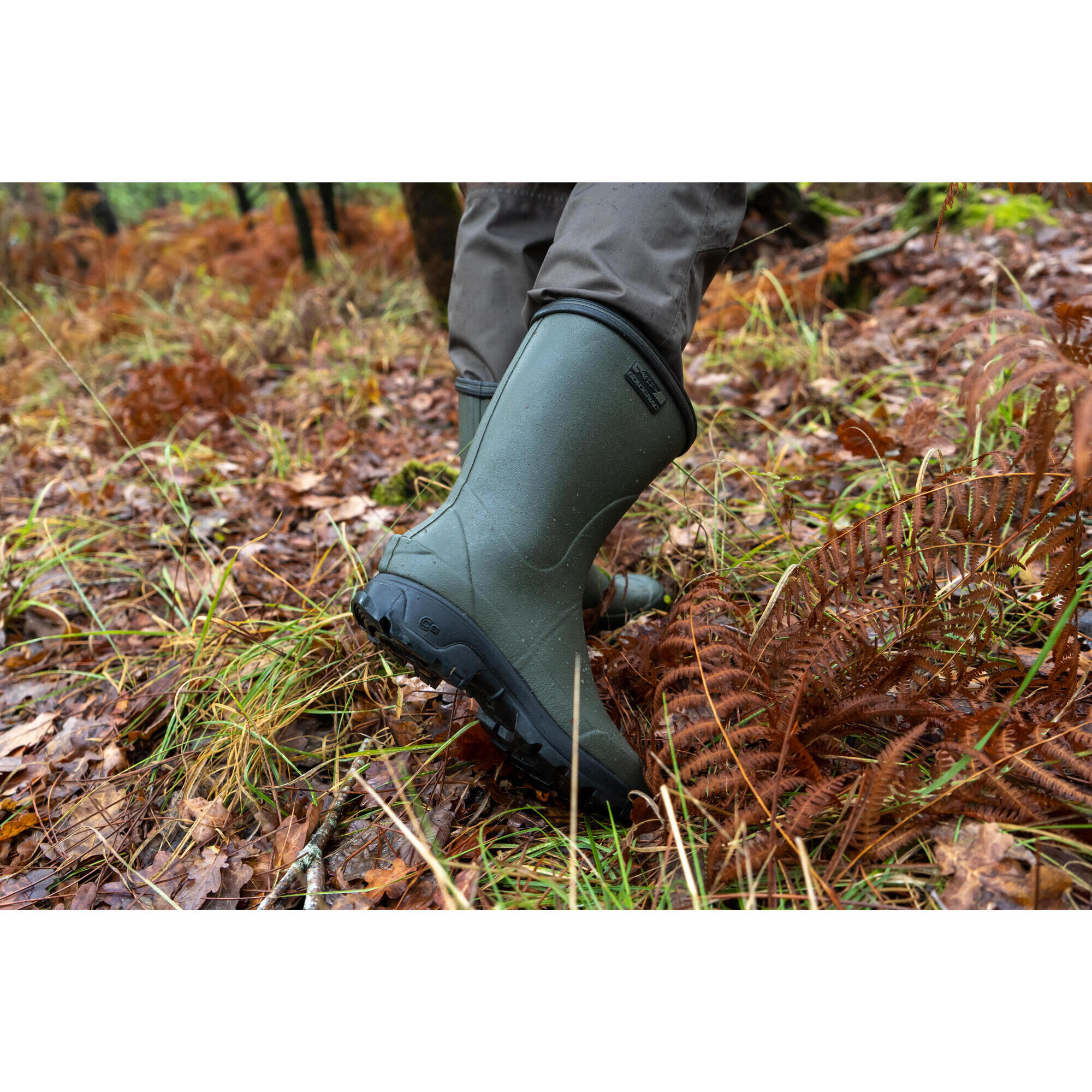 Botas de Agua Katiuskas Solognac Sibir 300 Hombre Verde C lidas