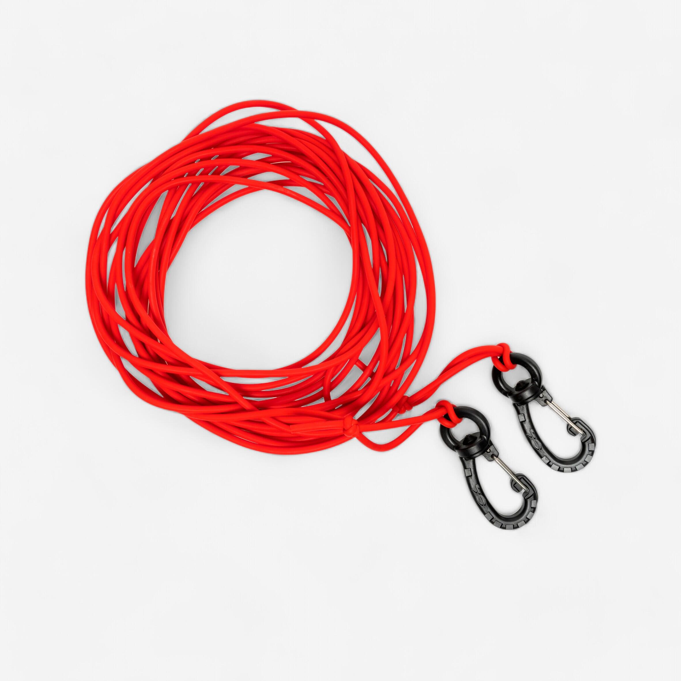 10 M Lange Hunde-Leine Mit Bungee – Grau, Elastisch & Strapazierfähig