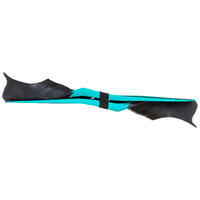 Diving Fins - FF 100 REACT Black Green Marble