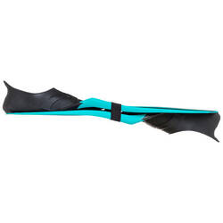 Diving Fins - FF 100 REACT Black Green Marble